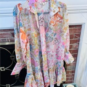 Floral Long Sleeve Dress